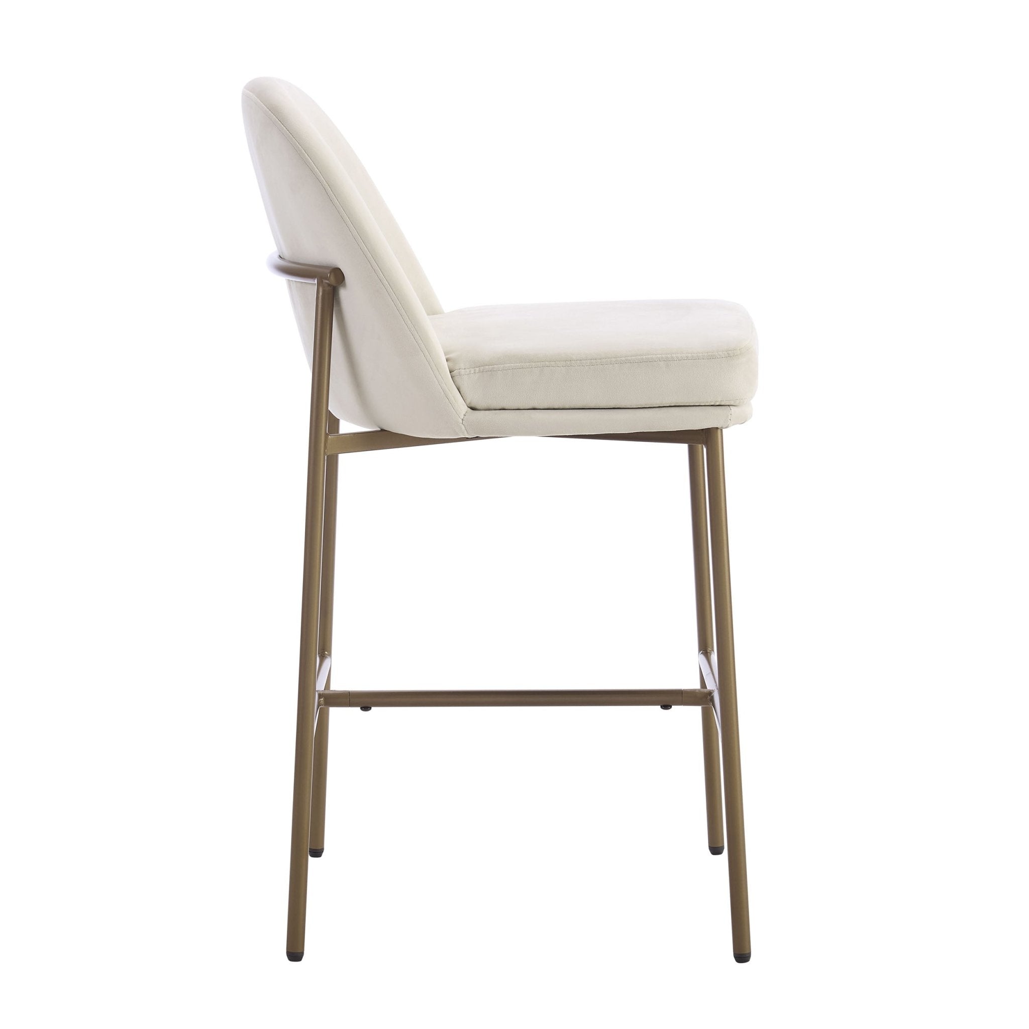 Lily Set of 2 Barstools - Ecru - DUSK