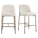 Lily Set of 2 Barstools - Ecru - DUSK