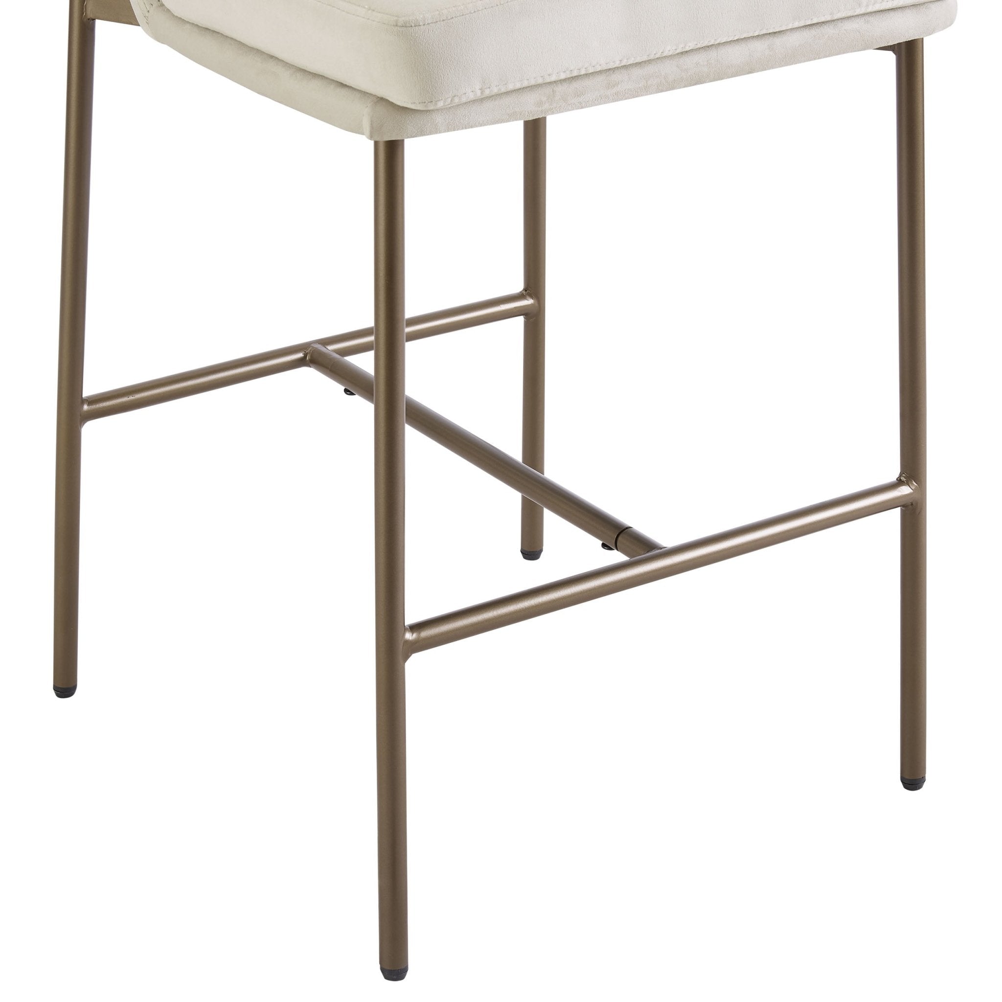 Lily Set of 2 Barstools - Ecru - DUSK