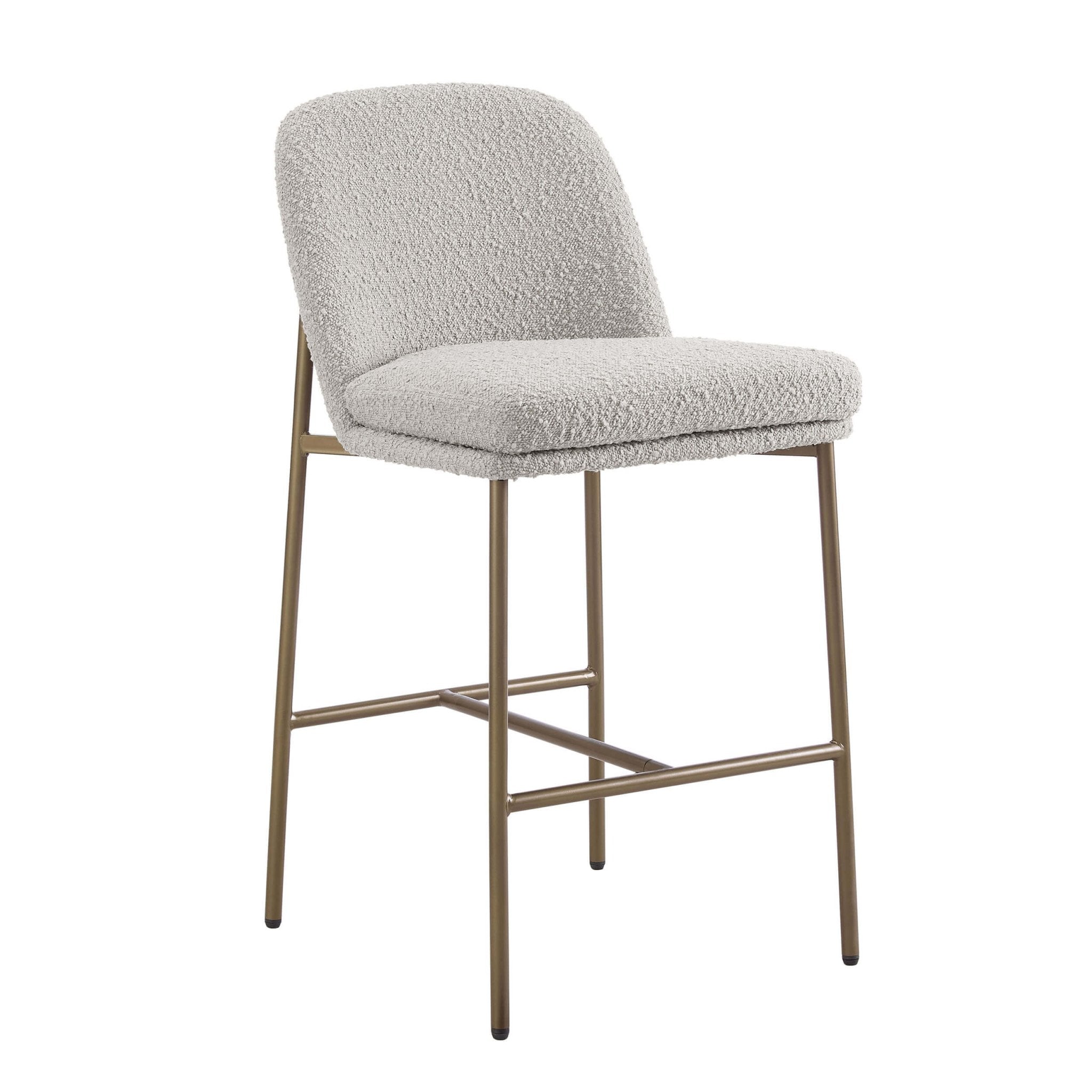 Lily Set of 2 Barstools - Taupe Boucle - DUSK
