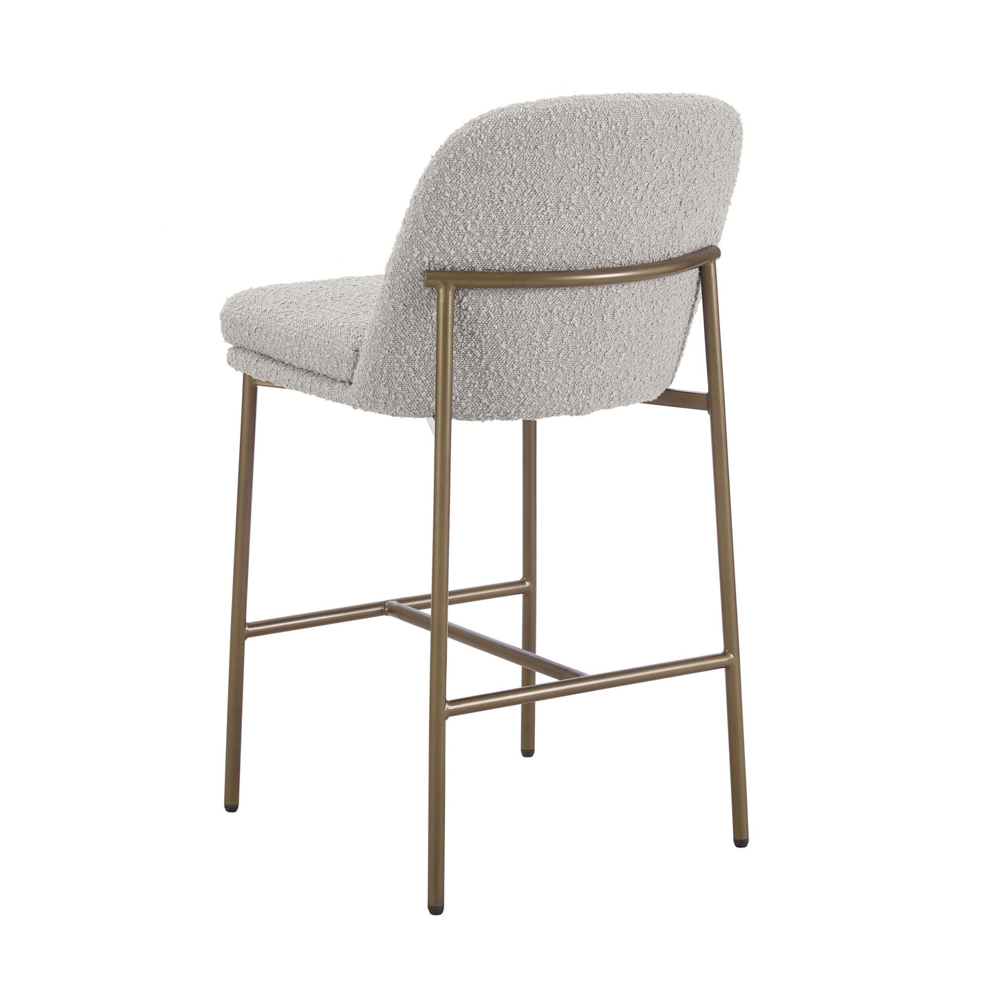 Lily Set of 2 Barstools - Taupe Boucle - DUSK