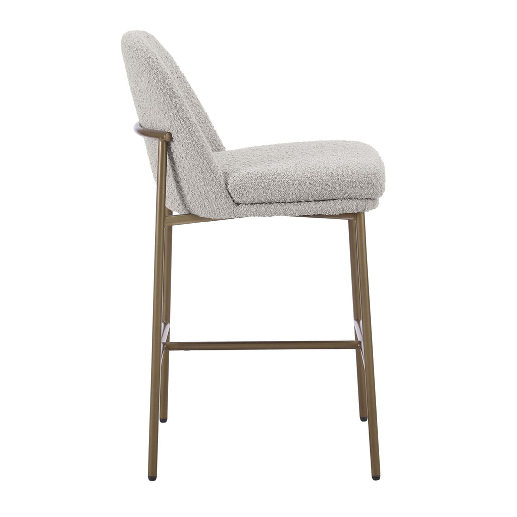 Lily Set of 2 Barstools - Taupe Boucle - DUSK