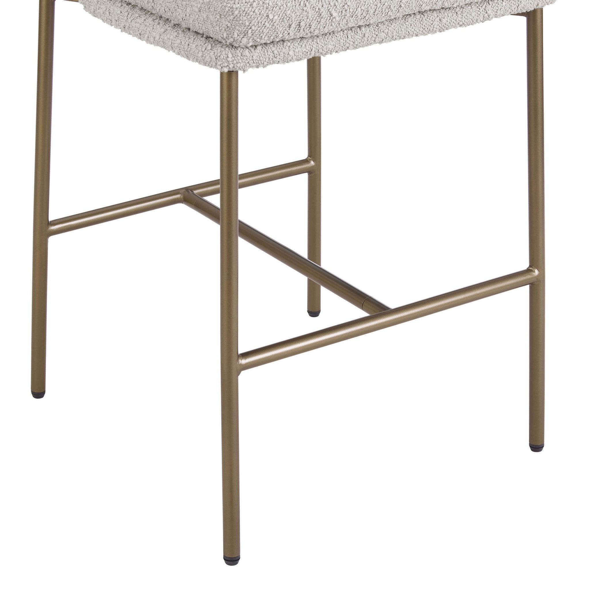 Lily Set of 2 Barstools - Taupe Boucle - DUSK