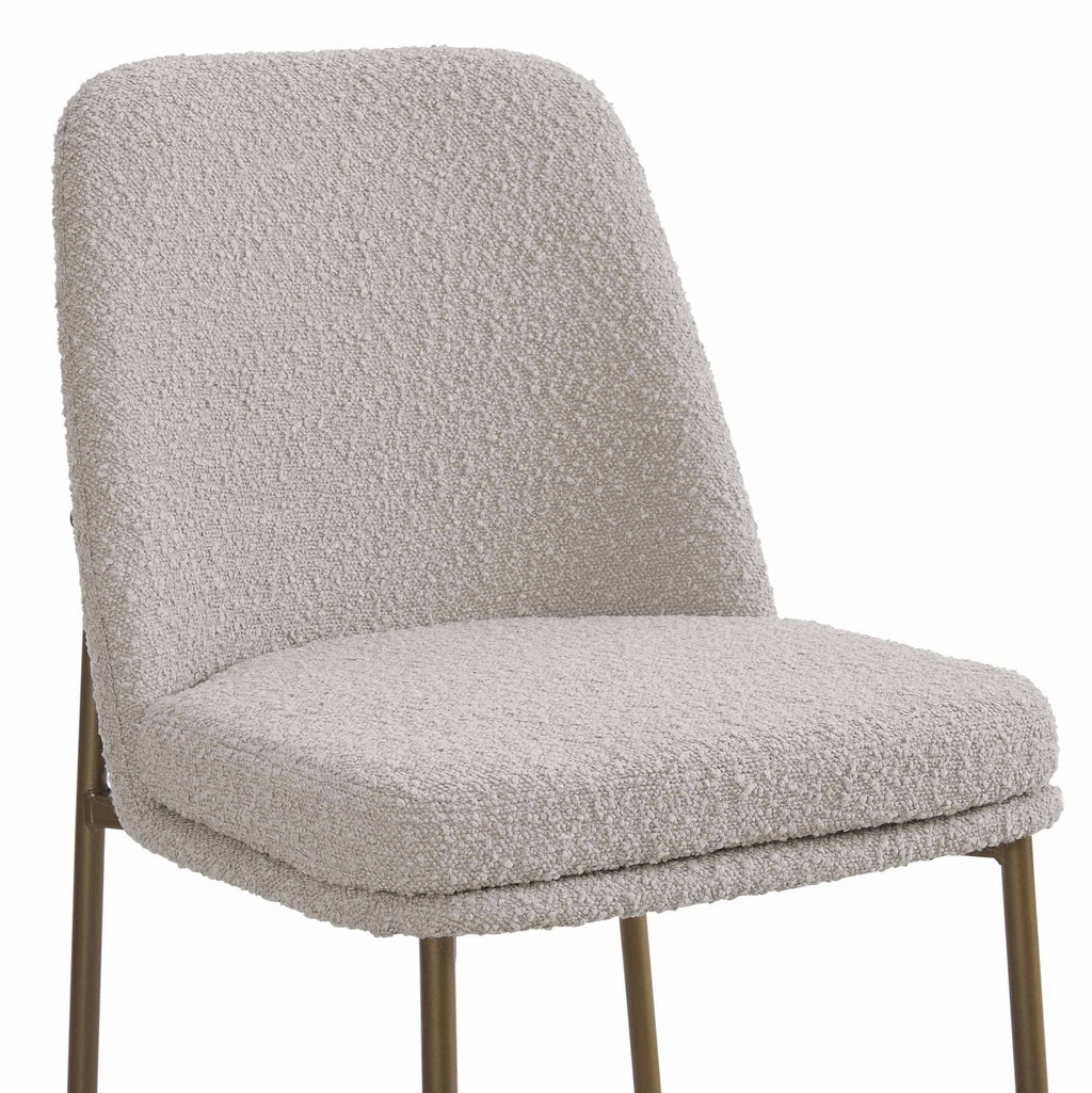 Lily Set of 2 Dining Chairs - Taupe Boucle - DUSK