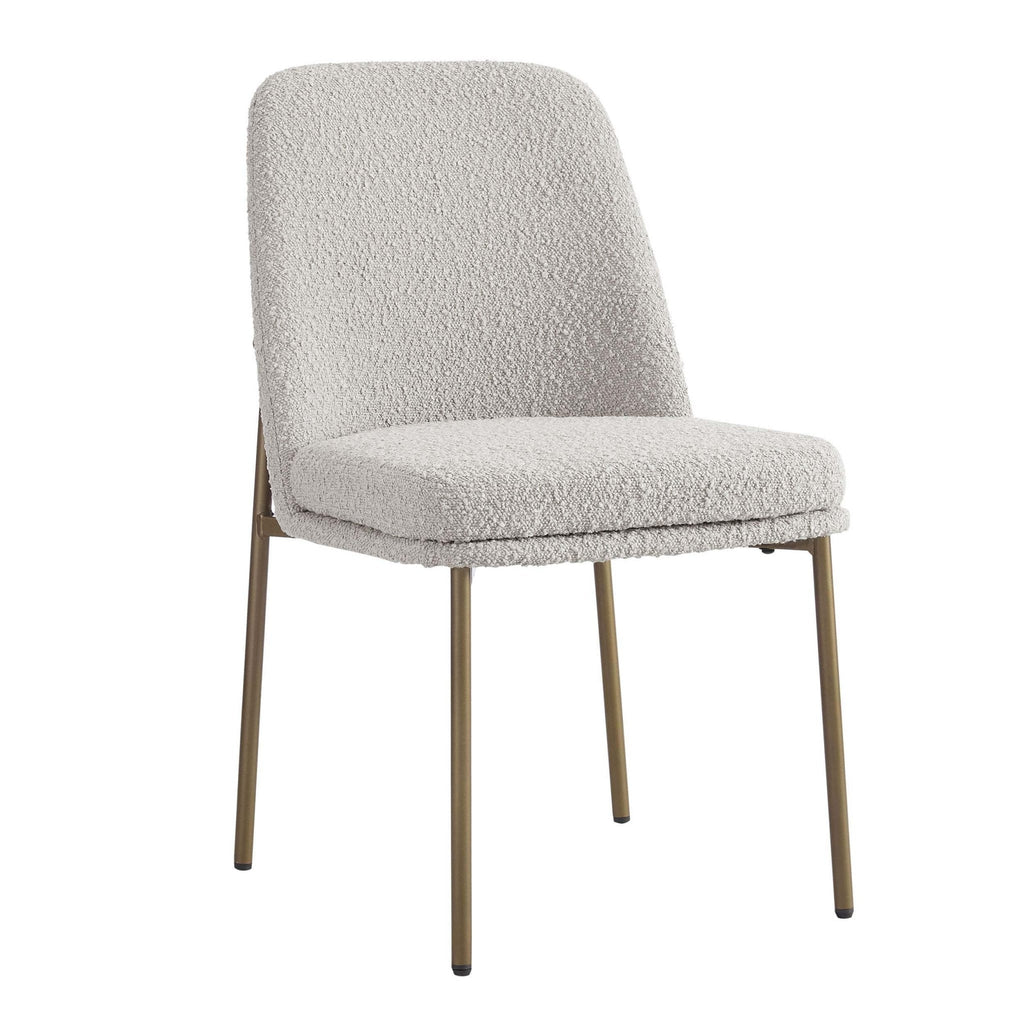 Lily Set of 2 Dining Chairs - Taupe Boucle - DUSK