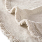Linen Blend Circle Table Cloth - Sand - DUSK