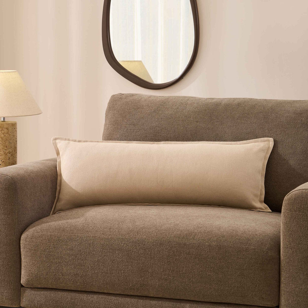 Linen Blend Sofa Cushion Cover - Natural - DUSK