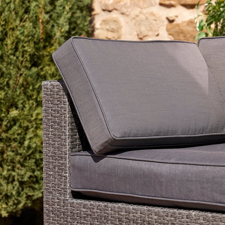 Lisbon 2 Seater Garden Sofa - Grey - DUSK