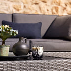 Lisbon 2 Seater Garden Sofa - Grey - DUSK