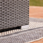 Lisbon 2 Seater Garden Sofa - Grey - DUSK