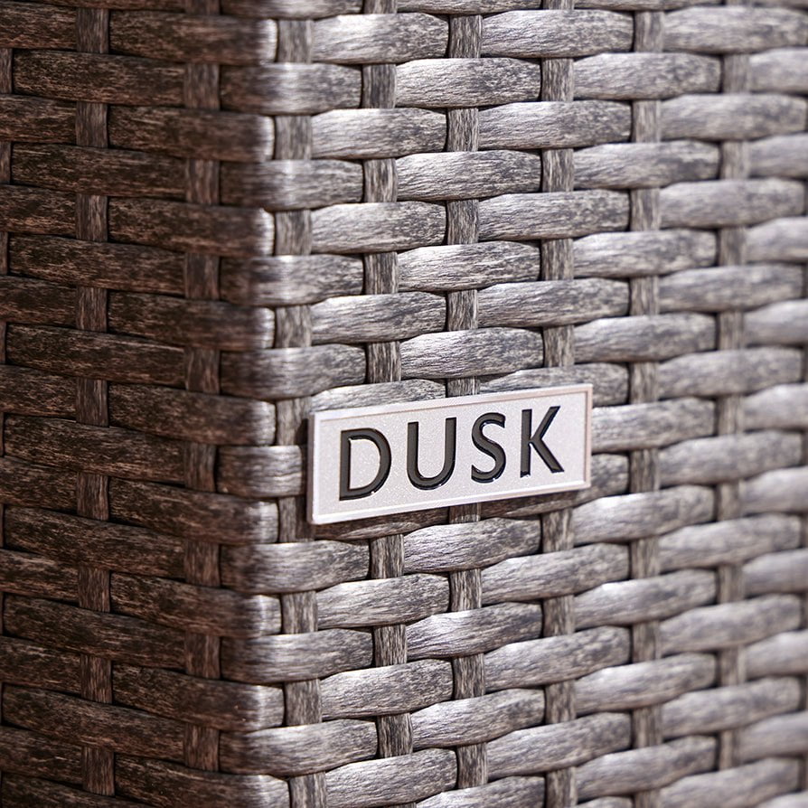 Lisbon 2 Seater Garden Sofa - Grey - DUSK