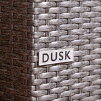Lisbon 2 Seater Garden Sofa - Grey - DUSK