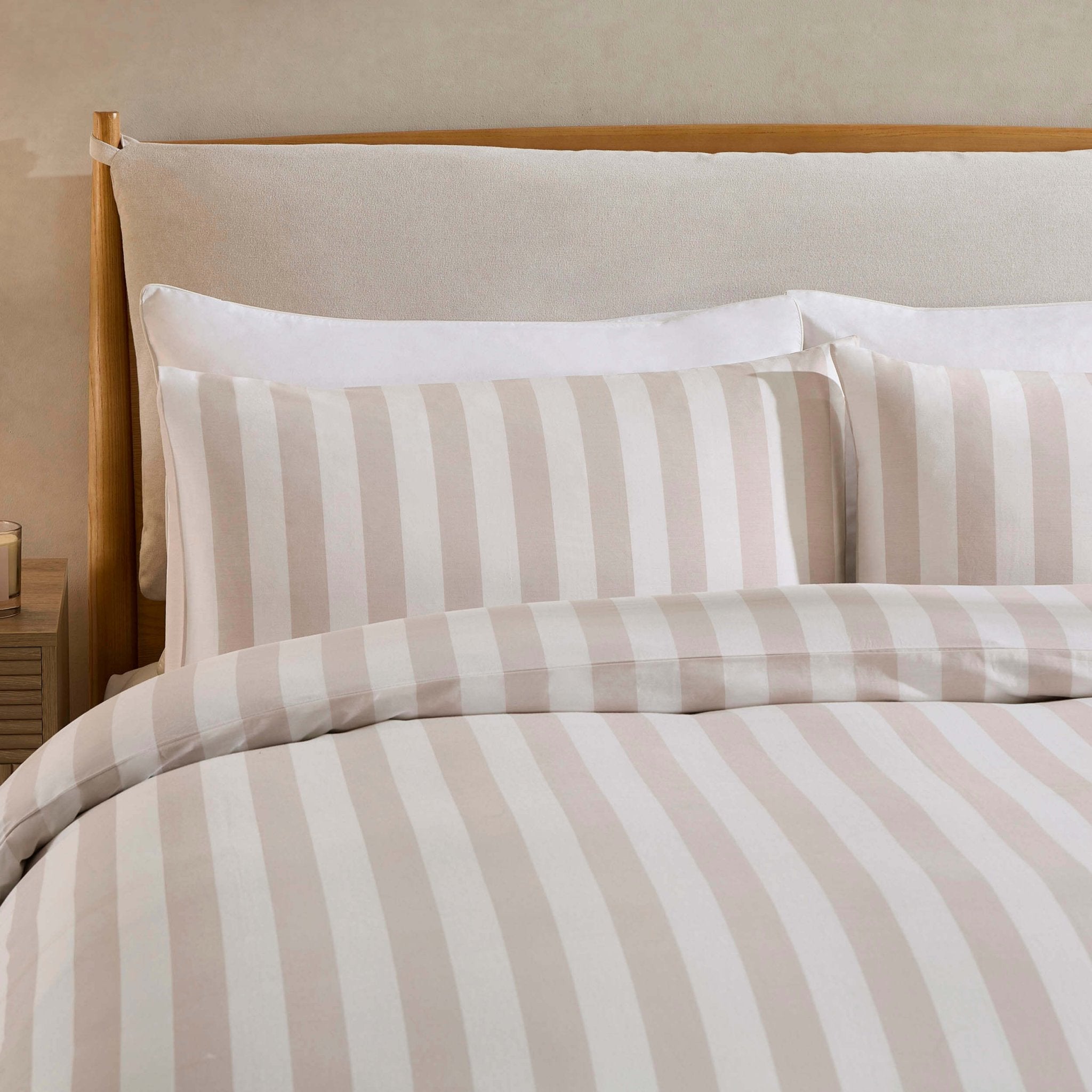 Livia Duvet Cover & Pillowcase Set - Natural - DUSK