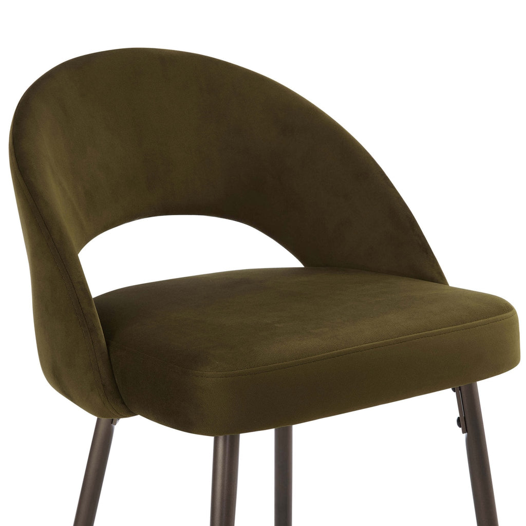 Lola Set of 2 Barstools - Rich Green - DUSK