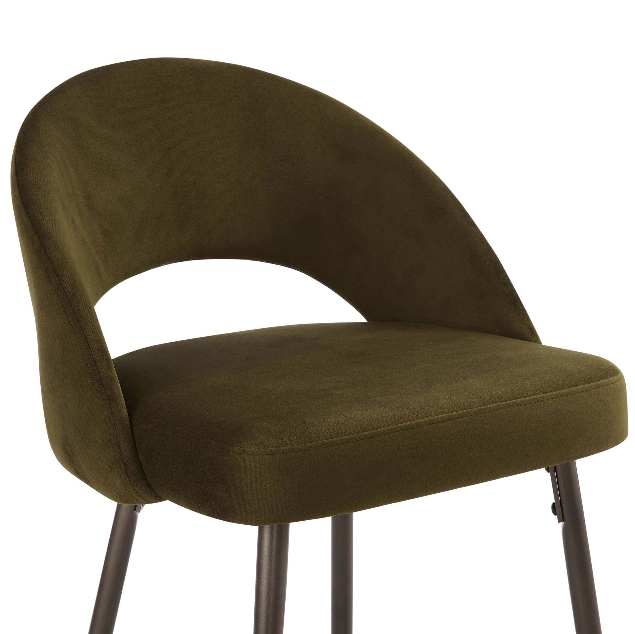 Lola Set of 2 Barstools - Rich Green - DUSK
