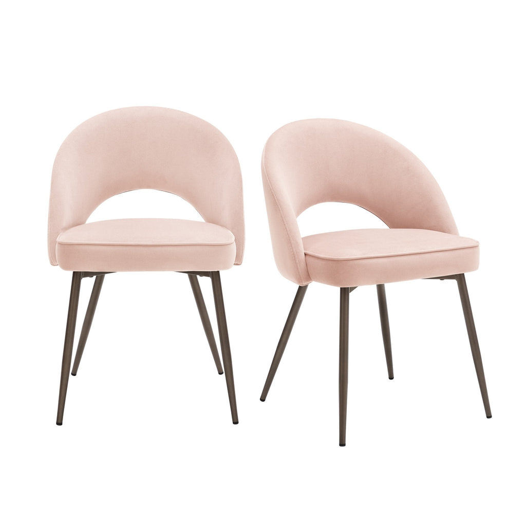 Lola Set of 2 Dining Chairs - Blush - DUSK