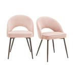 Lola Set of 2 Dining Chairs - Blush - DUSK