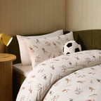 Luca Sporty 100% Cotton Kids Duvet Cover & Pillowcase Set - Taupe - DUSK