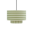 Lucia Striped Double Tiered Ceiling Shade - Green - DUSK