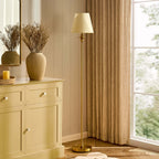 Lucille Ornate Floor Lamp - Brass - DUSK
