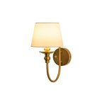 Lucille Ornate LED Rechargeable Wall Light - Brass - DUSK