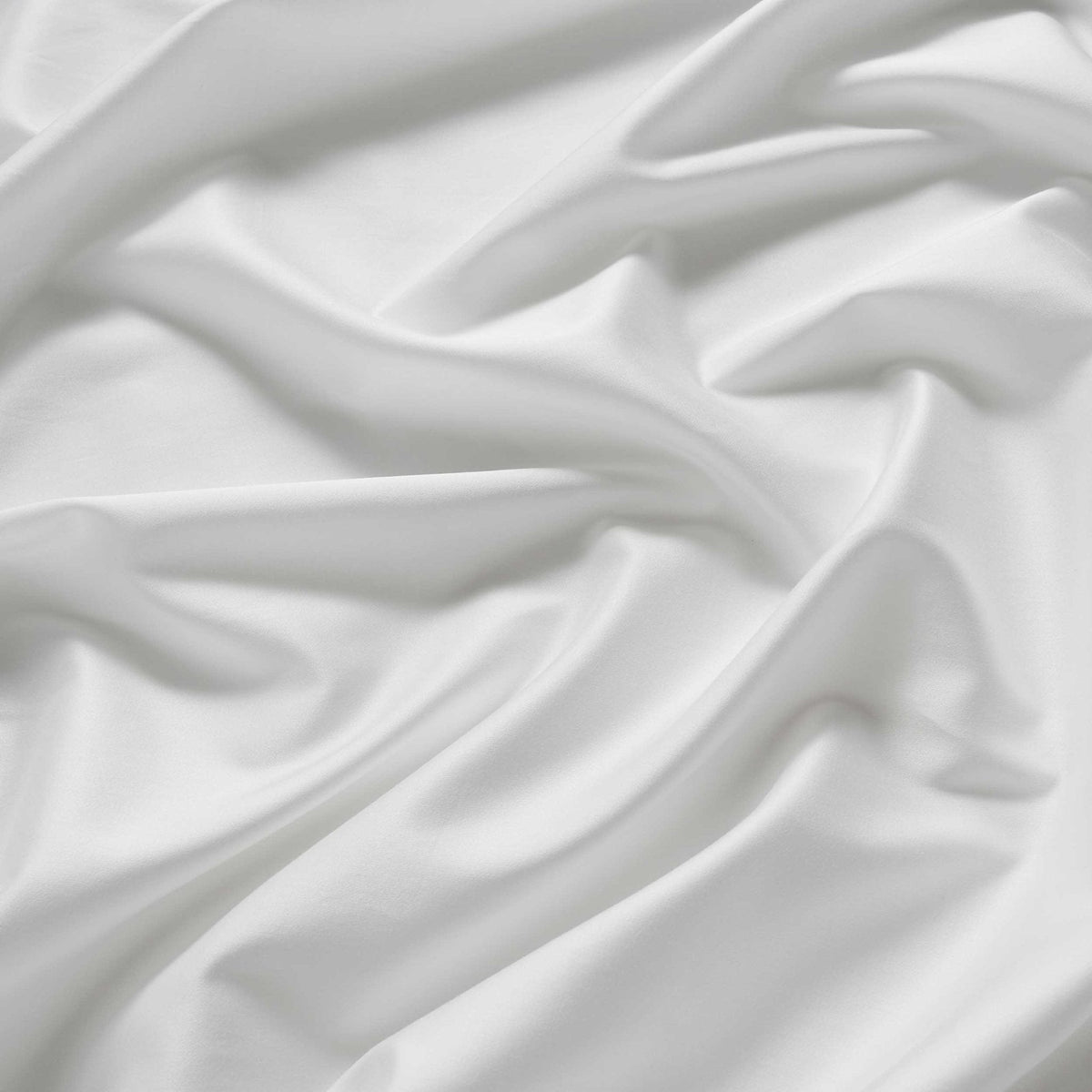 Lyla Lyocell Blend Plain Dye Fitted Sheet - White - DUSK
