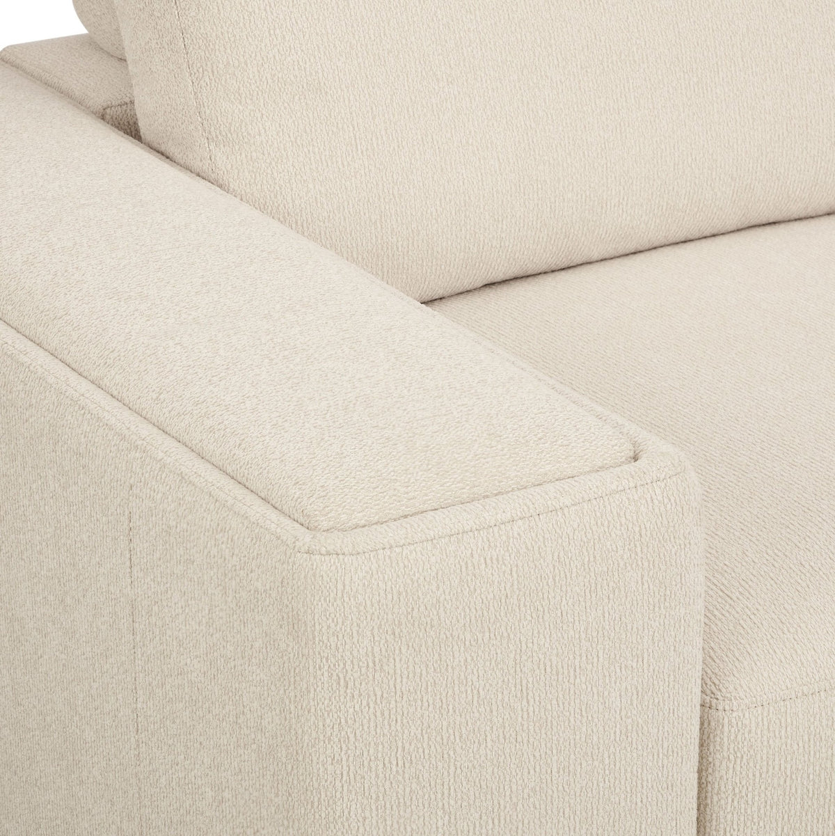 Lyon 2 Seater Sofa - Speckled Sand Boucle - DUSK