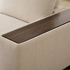 Lyon 2 Seater Sofa - Speckled Sand Boucle - DUSK