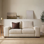 Lyon 2 Seater Sofa - Speckled Sand Boucle - DUSK