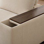 Lyon 3 Seater Sofa - Speckled Sand Boucle - DUSK