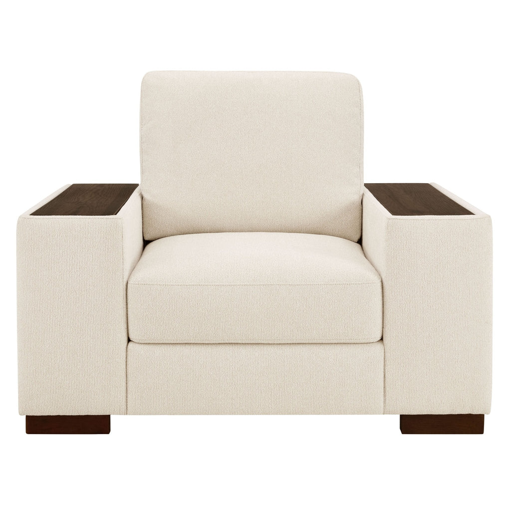 Lyon Armchair - Speckled Sand Boucle - DUSK