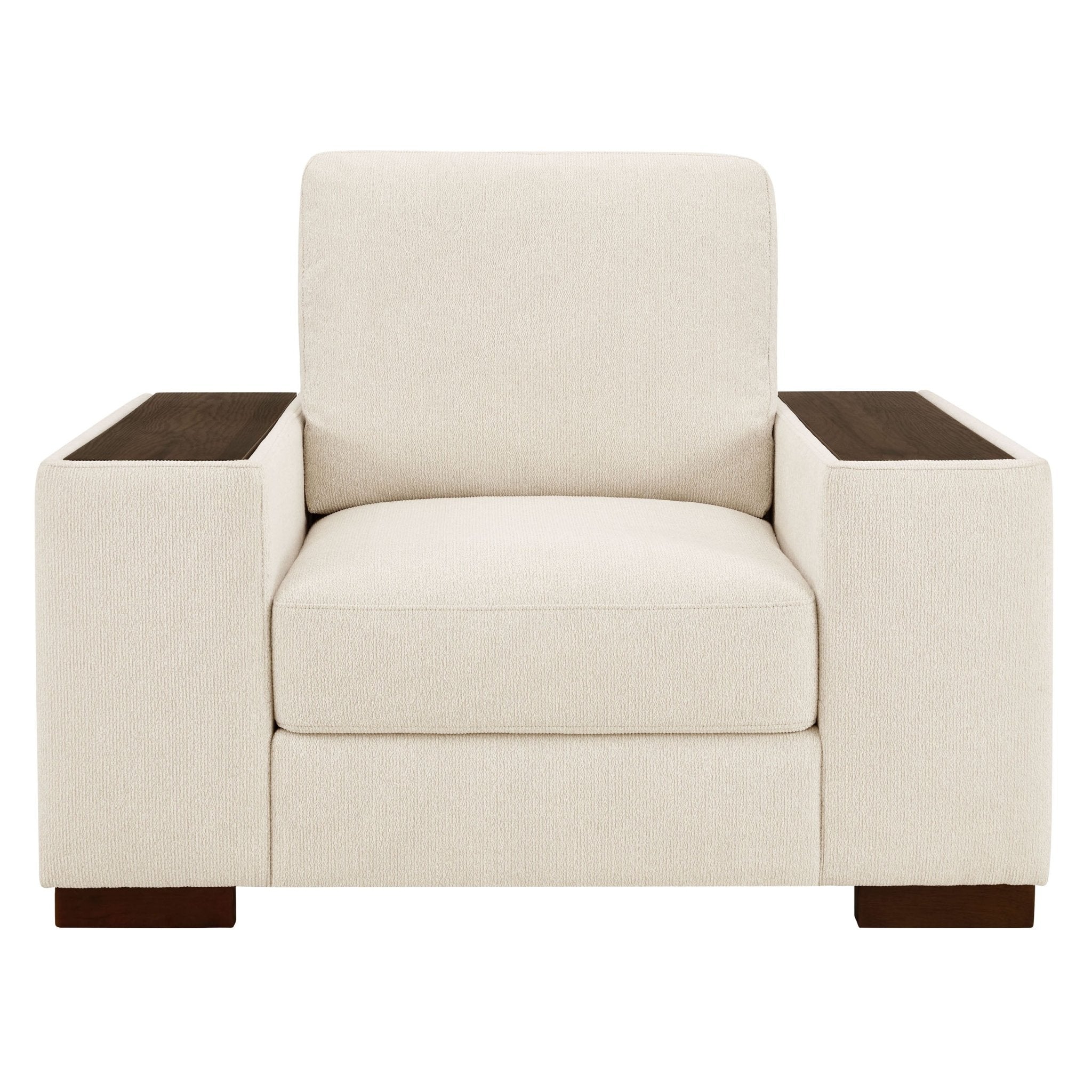 Lyon Armchair - Speckled Sand Boucle - DUSK