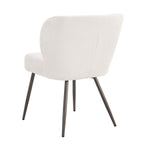 Mabel Set of 2 Dining Chairs - Ivory Chenille - DUSK