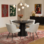 Mabel Set of 2 Dining Chairs - Linen Natural - DUSK
