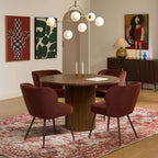 Mabel Set of 2 Dining Chairs - Terracotta - DUSK
