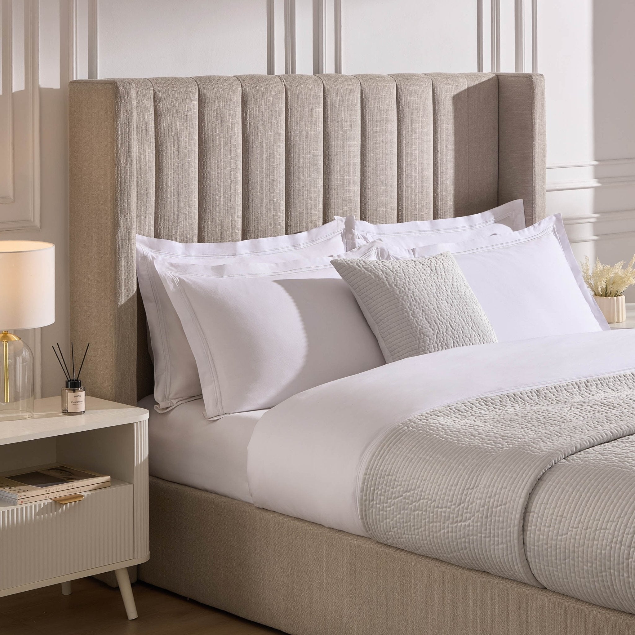 Madison Ottoman Storage Bed - Stone Grey - DUSK