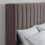 Madison Ottoman Storage Bed - Taupe - DUSK