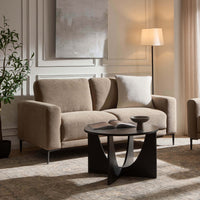 Malibu 2 Seater Sofa - Chenille Mushroom - DUSK