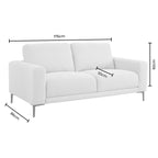 Malibu 2 Seater Sofa - Rich Green - DUSK