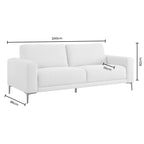 Malibu 3 Seater Sofa - Rich Green - DUSK