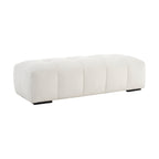 Manhattan Boucle Pouffe - Off White - DUSK