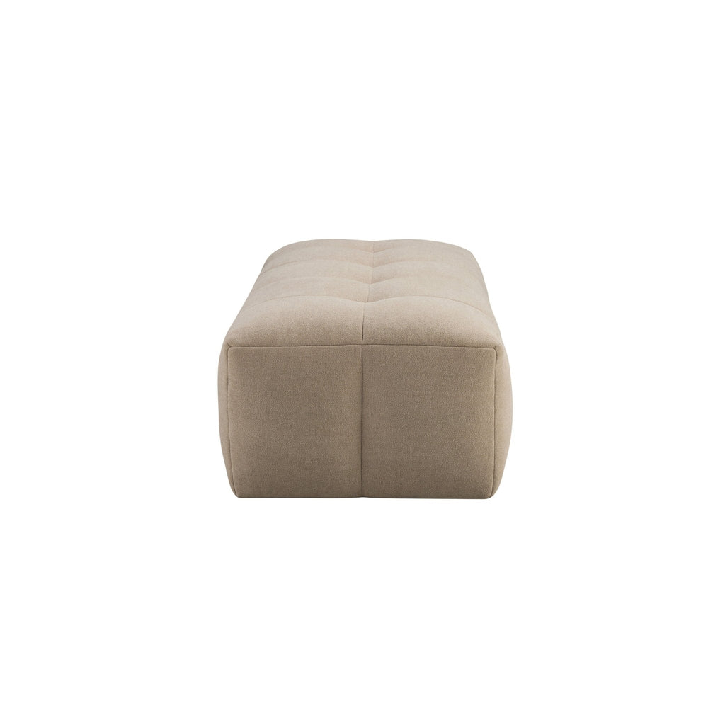 Manhattan Pouffe - Chenille Oatmeal - DUSK