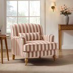 Mara Armchair - Raspberry Stripe - DUSK