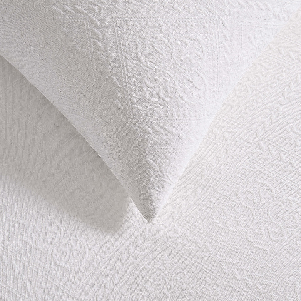 Margot 200 Thread Count Duvet Cover & Pillowcase Set - White - DUSK
