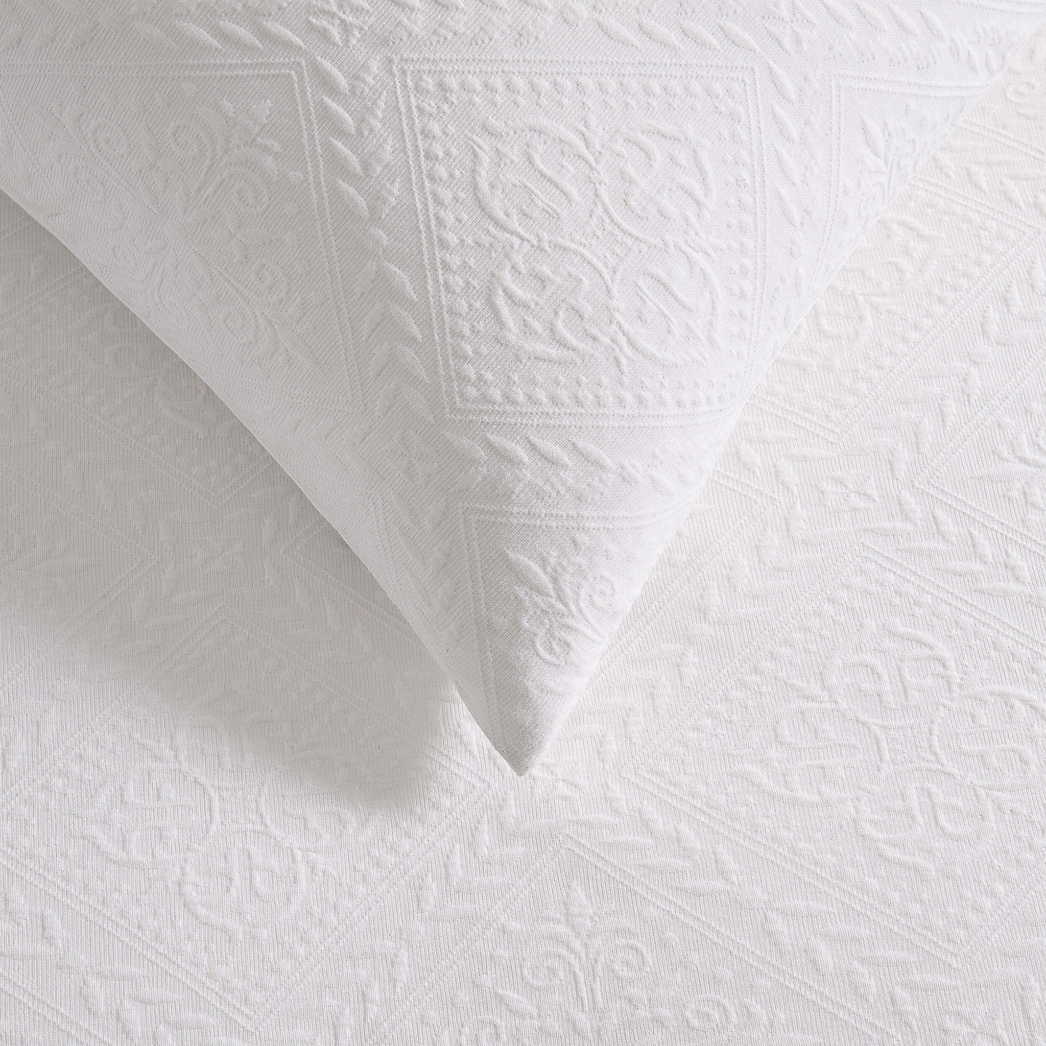 Margot 200 Thread Count Duvet Cover & Pillowcase Set - White - DUSK