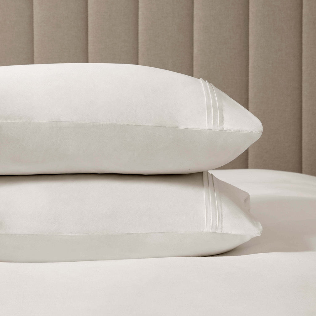 Marlowe 600 Thread Count Classic Pillowcase - White - DUSK