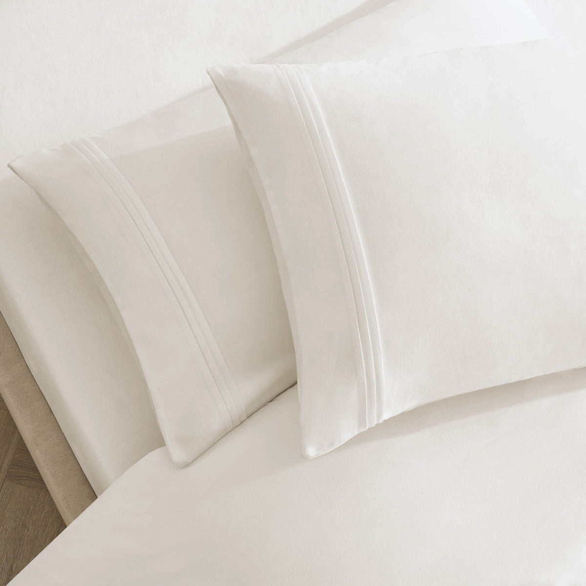 Marlowe 600 Thread Count Classic Pillowcase - White - DUSK