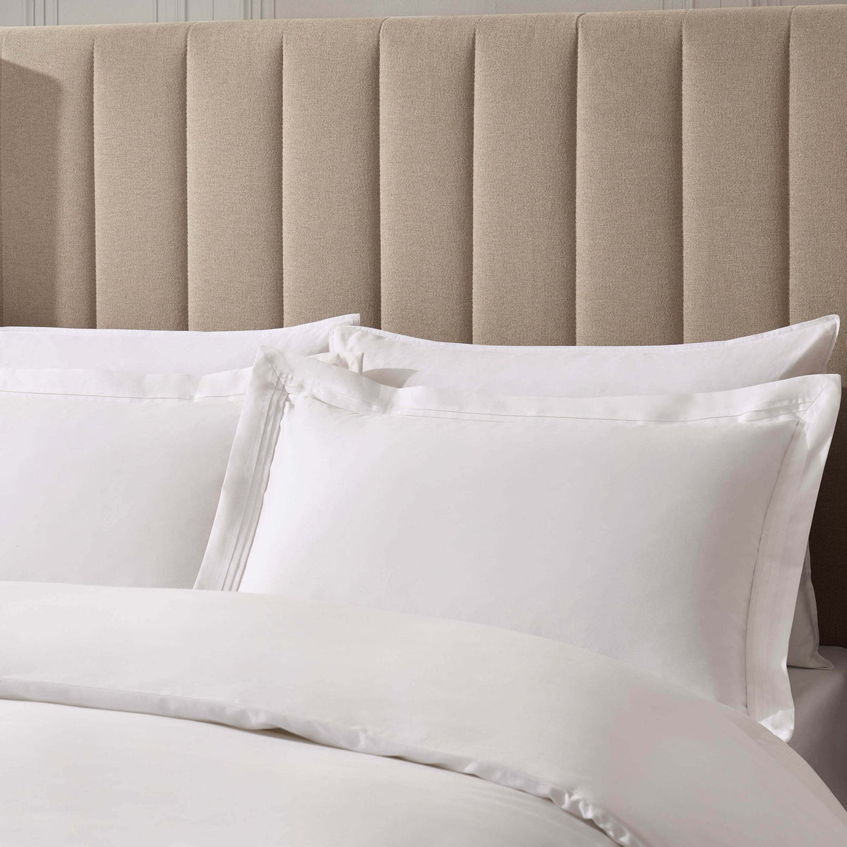 Marlowe 600 Thread Count Oxford Pillowcase - White - DUSK
