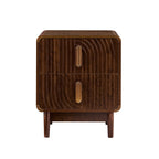 Marnie 2 Drawer Bedside Table - Walnut - DUSK