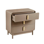 Marnie 3 Drawer Chest - Taupe - DUSK